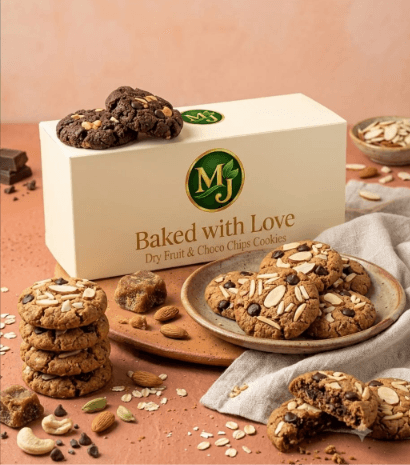 Dry Fruits Mix Jaggery Cookies