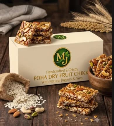 Poha Dry Fruit Chikki — view 2