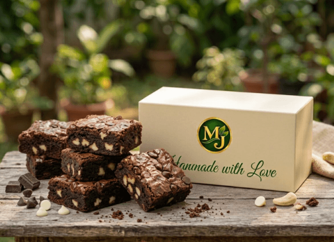 White Chocolate Black Chocolate Brownie